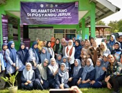 Kunjungi Posyandu Lokus Pilot Project Nasional di Desa Pasar Keong, ini Yang Disampaikan Ketua TP Posyandu Provinsi