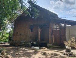 Memperihatinkan, Satu Keluarga di Desa Cibuah Tinggal Dalam Rumah Tidak Layak Huni