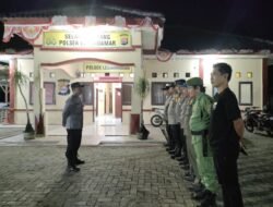 Kapolsek Leuwidamar Polres Lebak, Pimpin Apel Sekaligus Pelaksanaan Kegiatan (KRYD) Gabungan