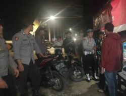 Pastikan Situasi Aman, Polsek Lebak Gedong Polres Lebak  laksanakan Patroli Gabungan KRYD