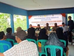 Musyawarah Desa Khusus Pembentukan Koperasi Desa Merah Putih di Desa Sukasenang