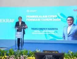 Menteri Ekraf Minta CPNS Muda Kementerian Kuasai AI untuk Majukan Ekonomi Kreafif dan Digital