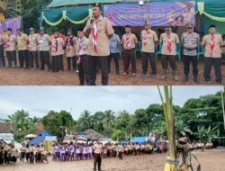 Camat Cijaku Pimpin Upacara Peringatan Hari Pramuka ke-64