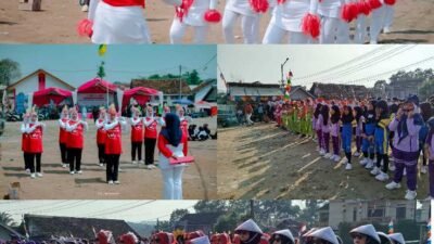 Peringati HUT RI ke-80, Desa Kerta Menggelar Kegiatan Lomba Gerak Jalan