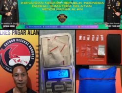 Gerbak Pengedar, Sat Res Narkoba Amankan Pelaku dan Barang Bukti 2,05 Gram