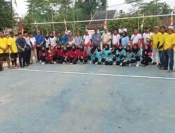 Pembukaan Voli Ball Dalam Menyambut PHBN di Kecamatan Wanasalam