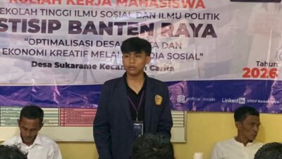 Mahasiswa KKM Kelompok 5 STISIP Banten Raya, pada Rabu (14/01/2026).