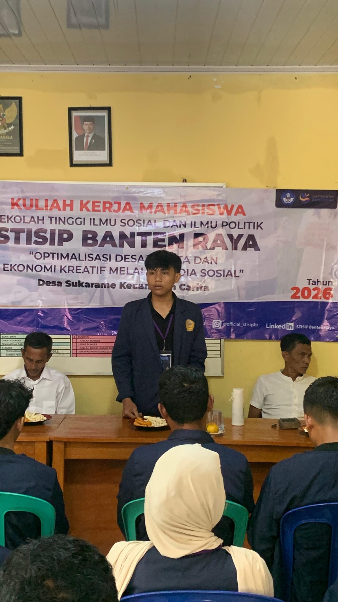 Mahasiswa KKM Kelompok 5 STISIP Banten Raya, pada Rabu (14/01/2026).
