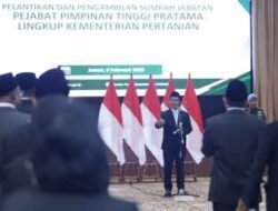 54 Pejabat Pimpinan Tinggi dan 1 Ahli Utama Dilantik Kementan, Diberi Amanah Percepatkan Program Strategis Pertanian