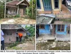 BPBD Lebak Dorong Relokasi Korban Gerakan Tanah Bayah