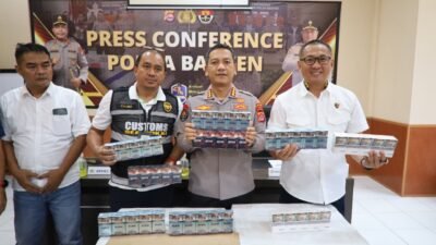 Amankan 89 Bal Rokok Ilegal, Polda Banten Ungkap Peredaran Rokok Tanpa Pita Cukai